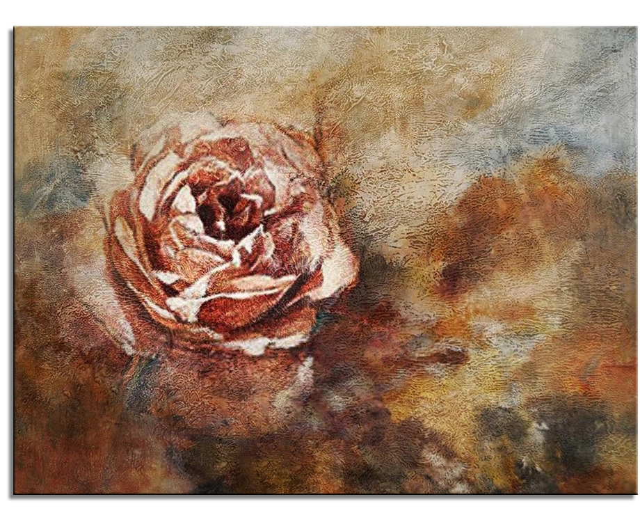 bloemenschilderijen | Rose beauty I