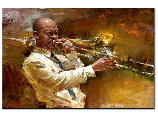 01 Musician with Trombone