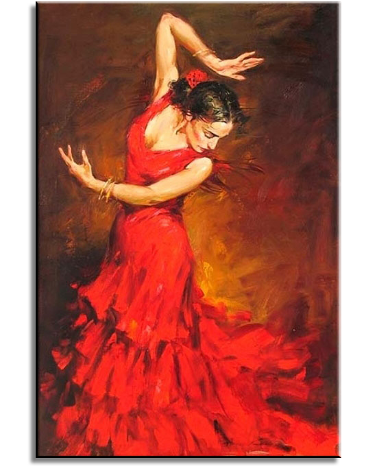 Dancer in red