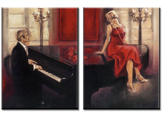 Singing at the Piano Bar