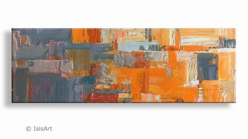 Happy with orange and gray
