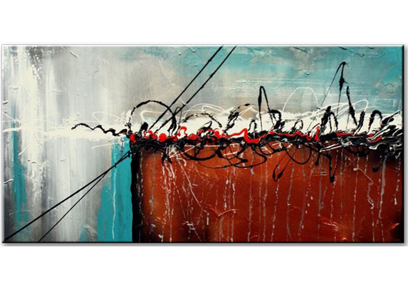 Turquoise and Red