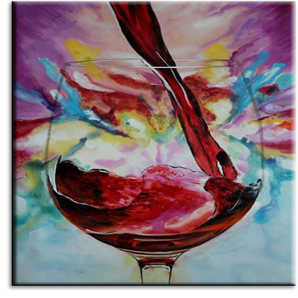 Glas of red Wine