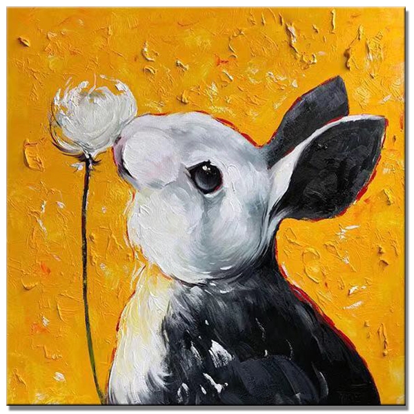 Rabbit and Dandelion