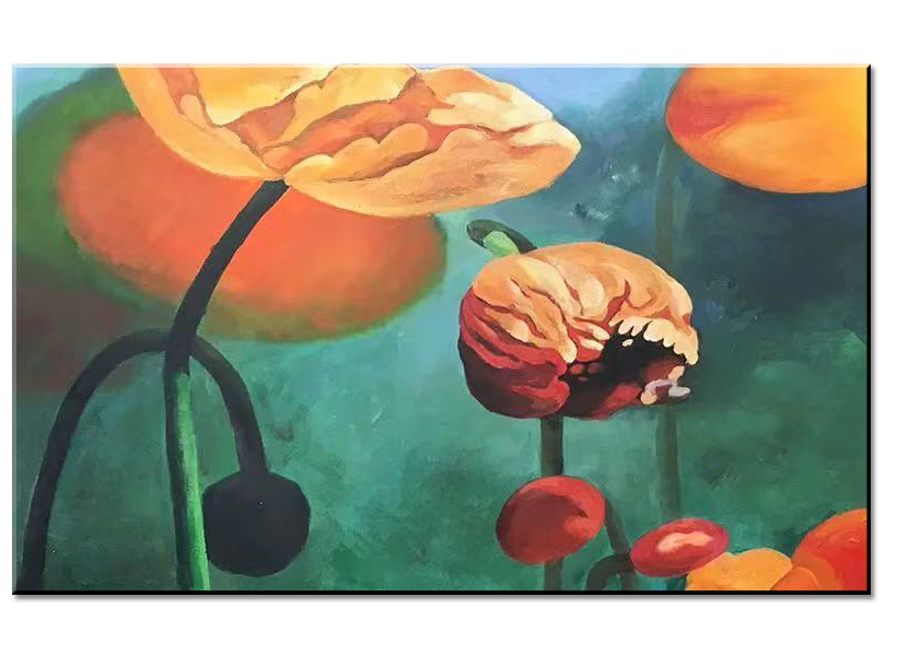 Orange Poppies
