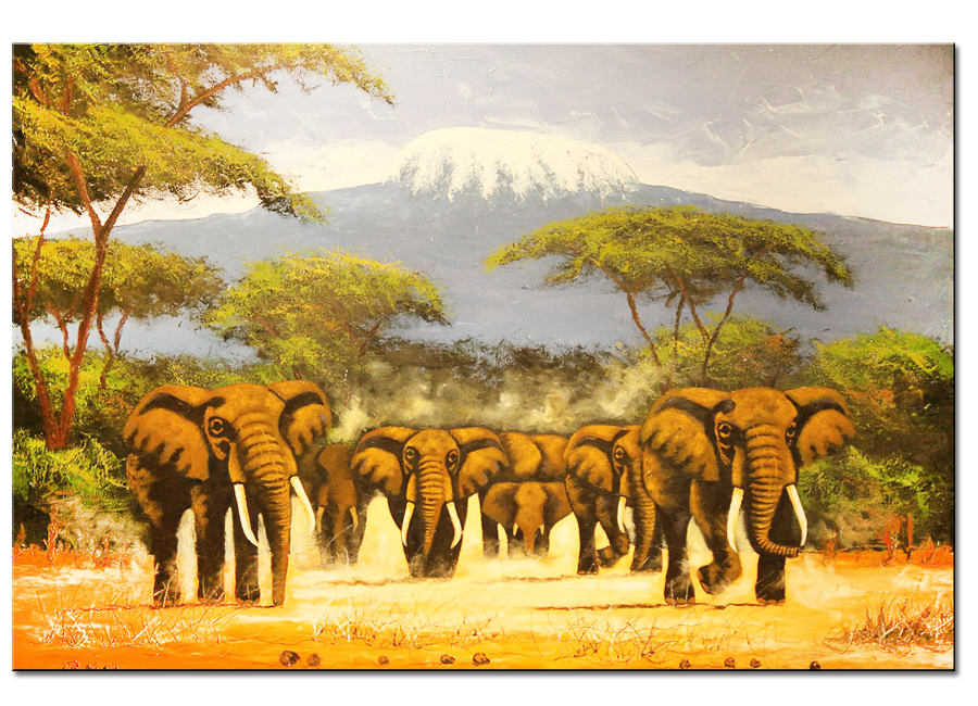 01 Kilimanjaro and Elephants