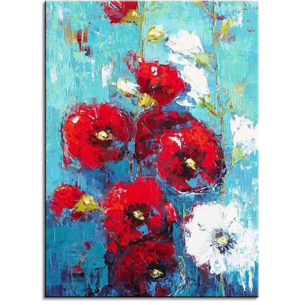 Red and White Flowers