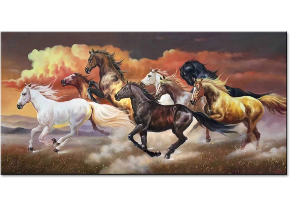 Galloping at Sunset