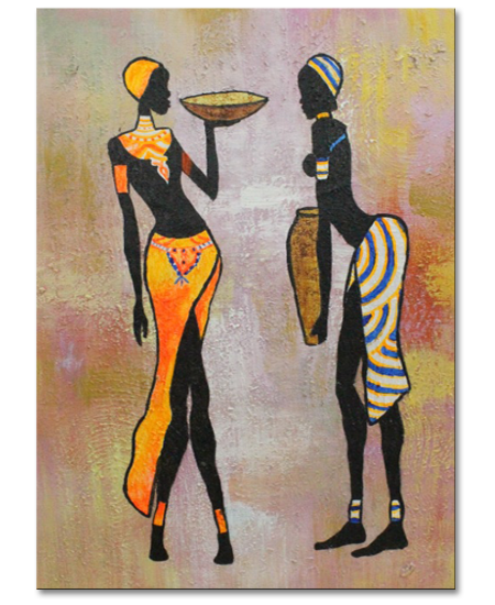 Woman at an African Market