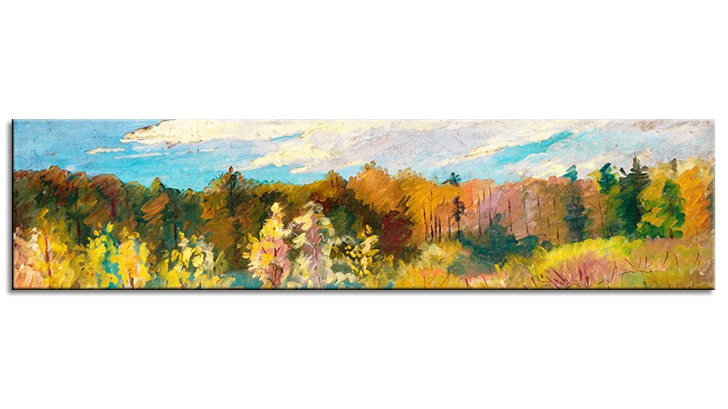 panorama landschap schilderij 2, handgeschilderd