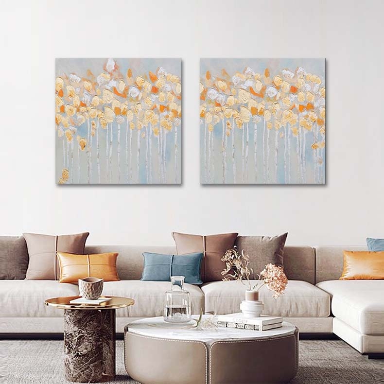 01 Gold and Silver Flowers