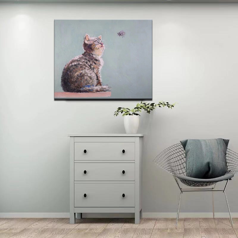 Cat & Butterfly