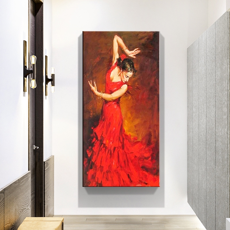 Dancer in red