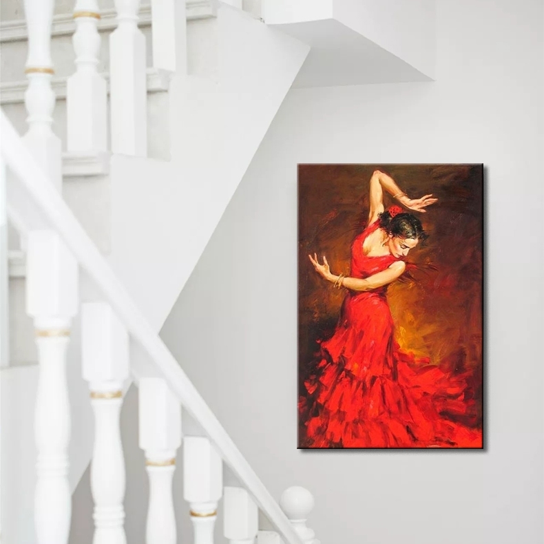 Dancer in red