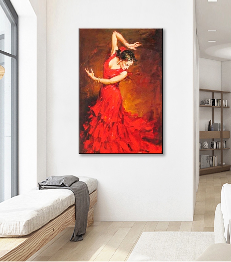 Dancer in red