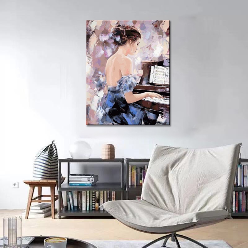 Girl with Piano