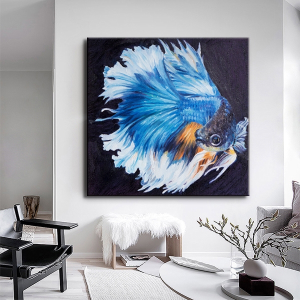 Halfmoon Blue Betta Fish