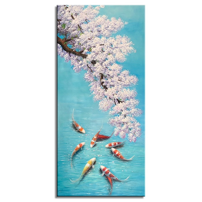 Koi carp in the water, blossom 10