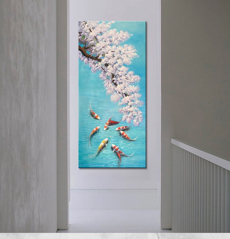 Koi carp in the water, blossom 10