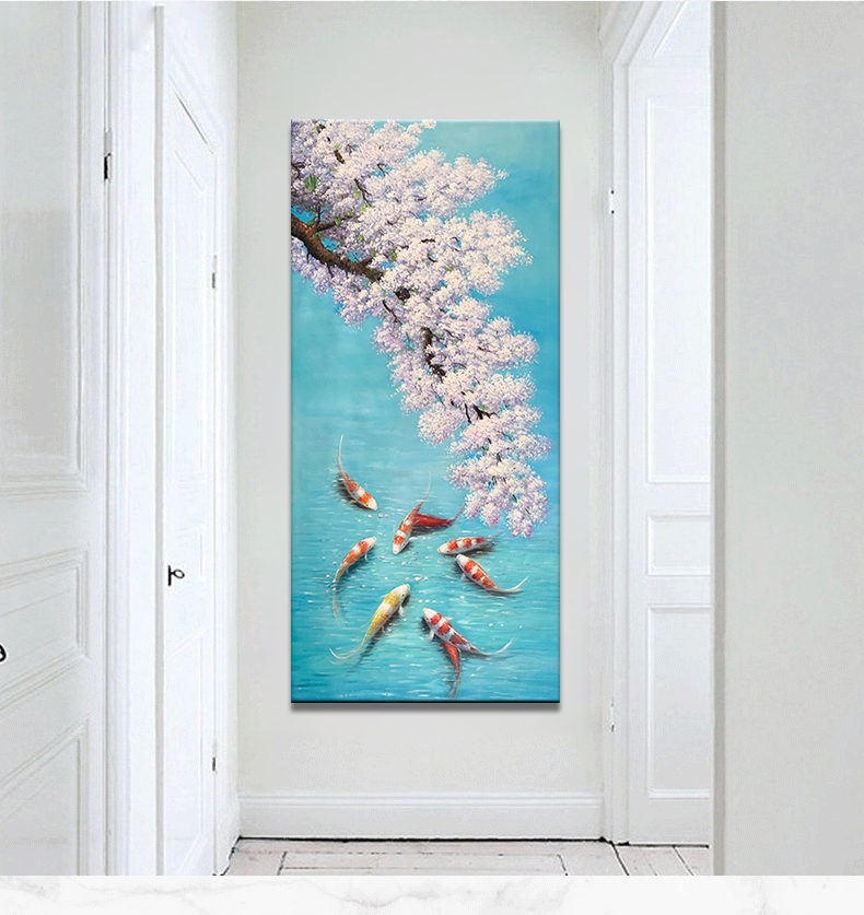 Koi carp in the water, blossom 10