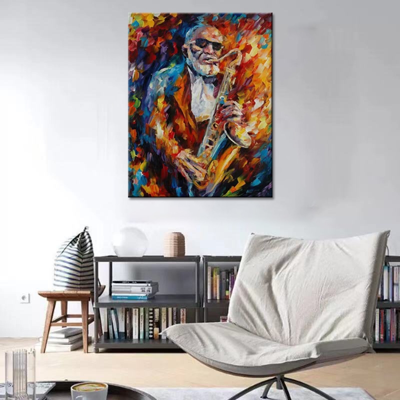 Musician with Sax III