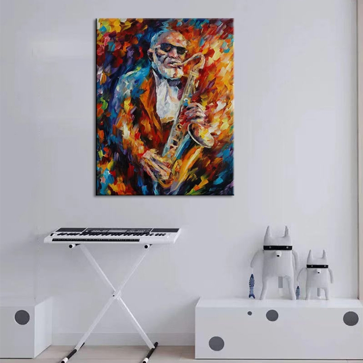 Musician with Sax III