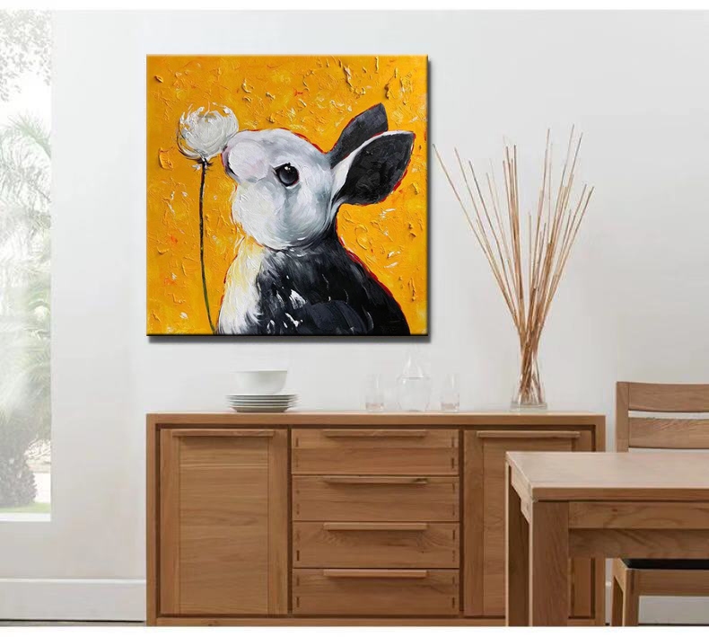 Rabbit and Dandelion