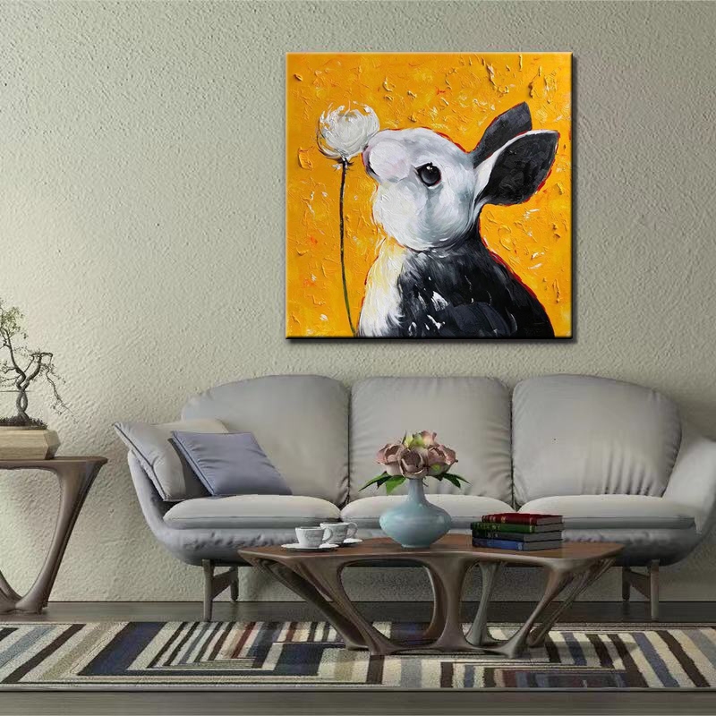Rabbit and Dandelion
