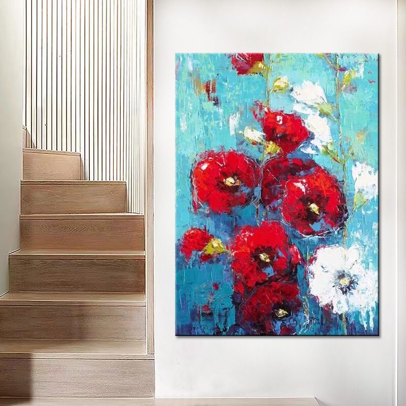Red and White Flowers