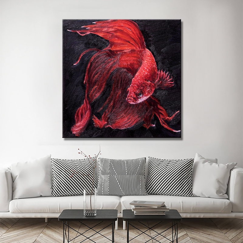 Red Betta Fish