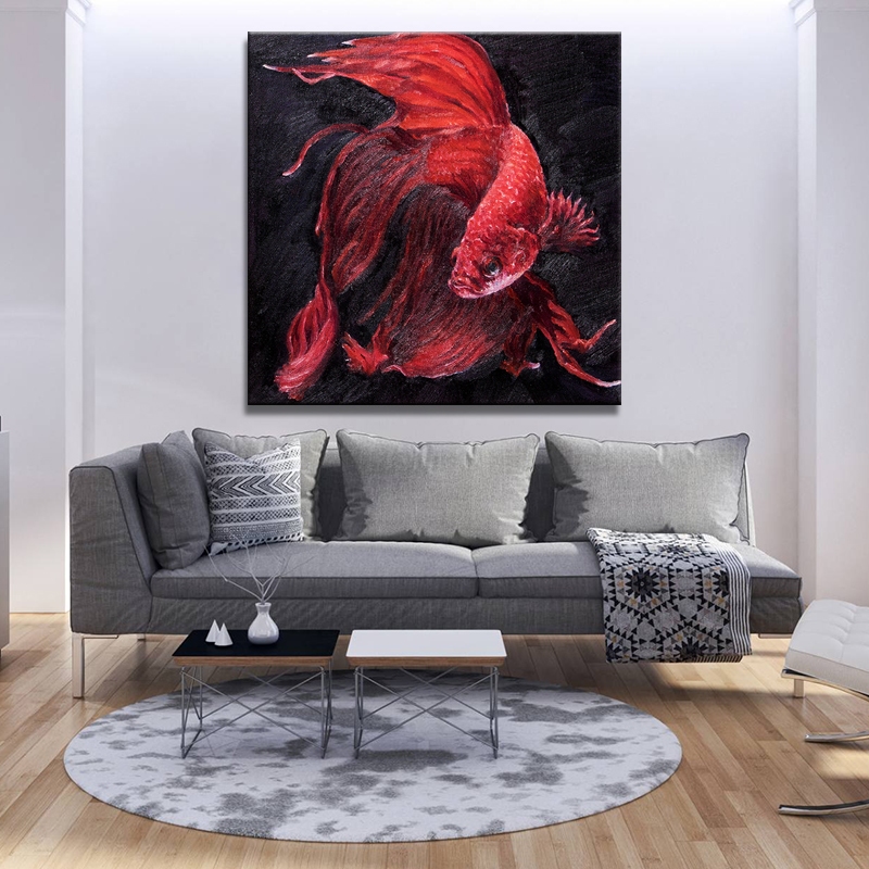 Red Betta Fish
