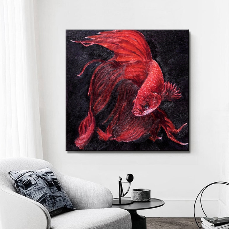 Red Betta Fish