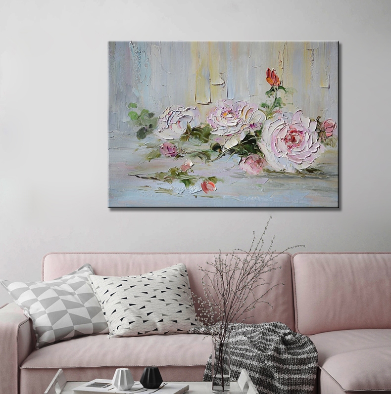 Roses in pastels