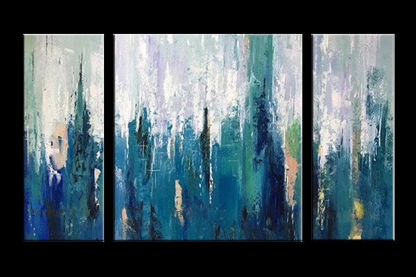 Silver & Sea Green III