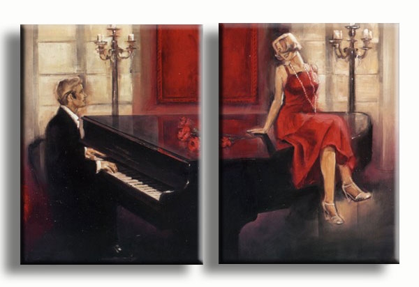 Singing at the Piano Bar
