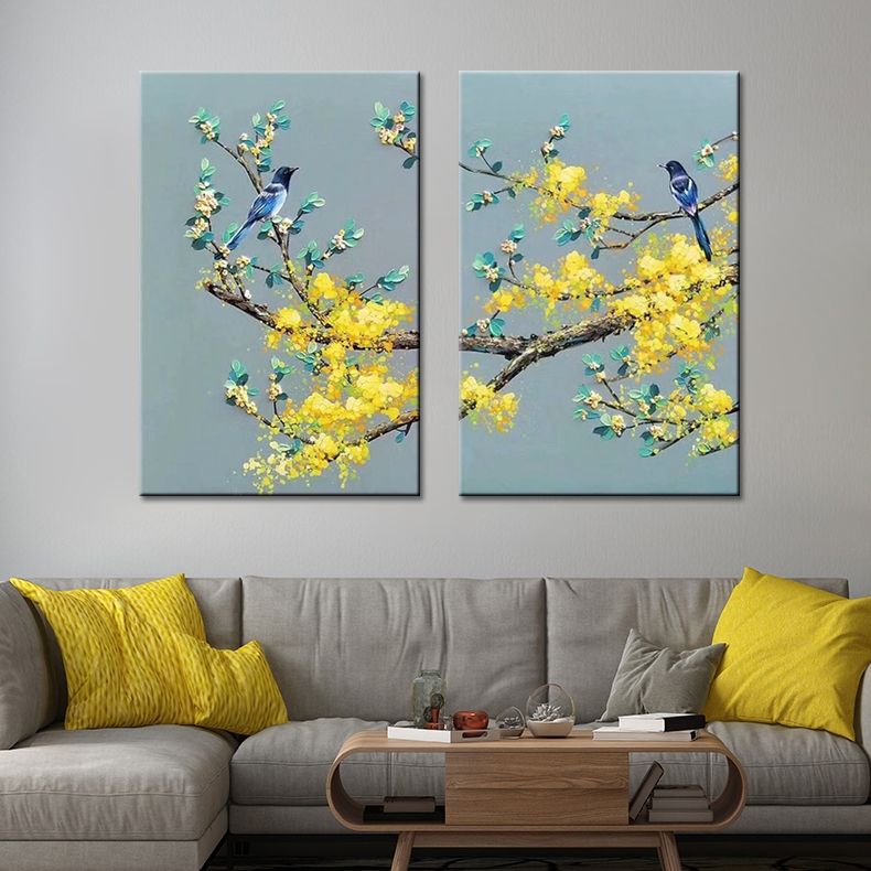 Spring Birds and Fragrant Flowers I