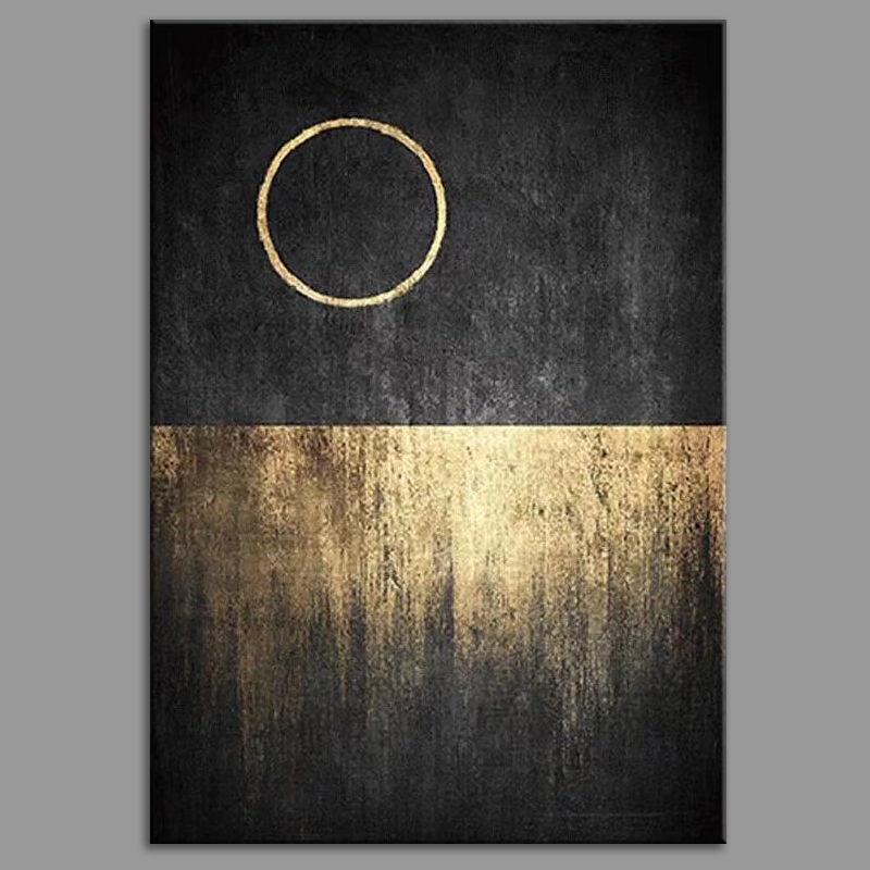 Square & Circle, Black & Gold
