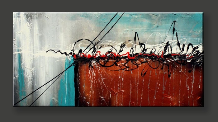 Turquoise and Red