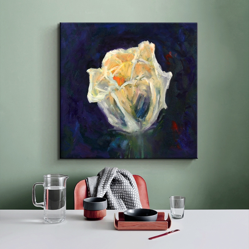 White Rose Shining in the Dark