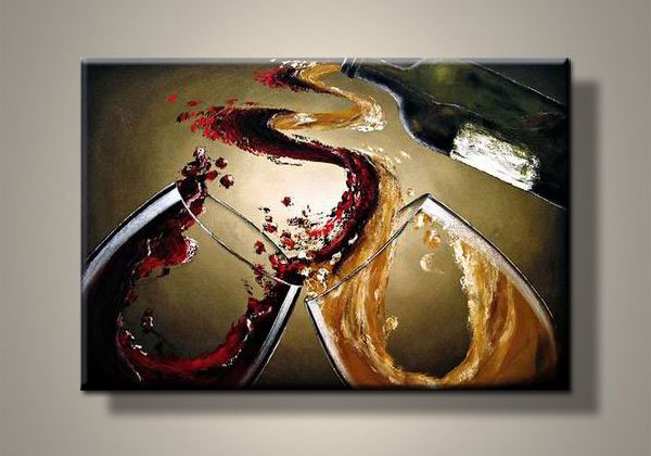 Wine Glasses and a Bottle