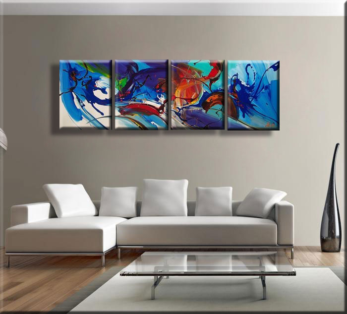 abstract-olieverfschilderij-blauw-paars-rood