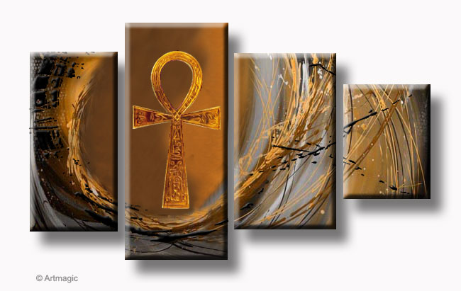 Ankh-schilderij-te-koop-isisart-egyptische-spirituele-schilderijen