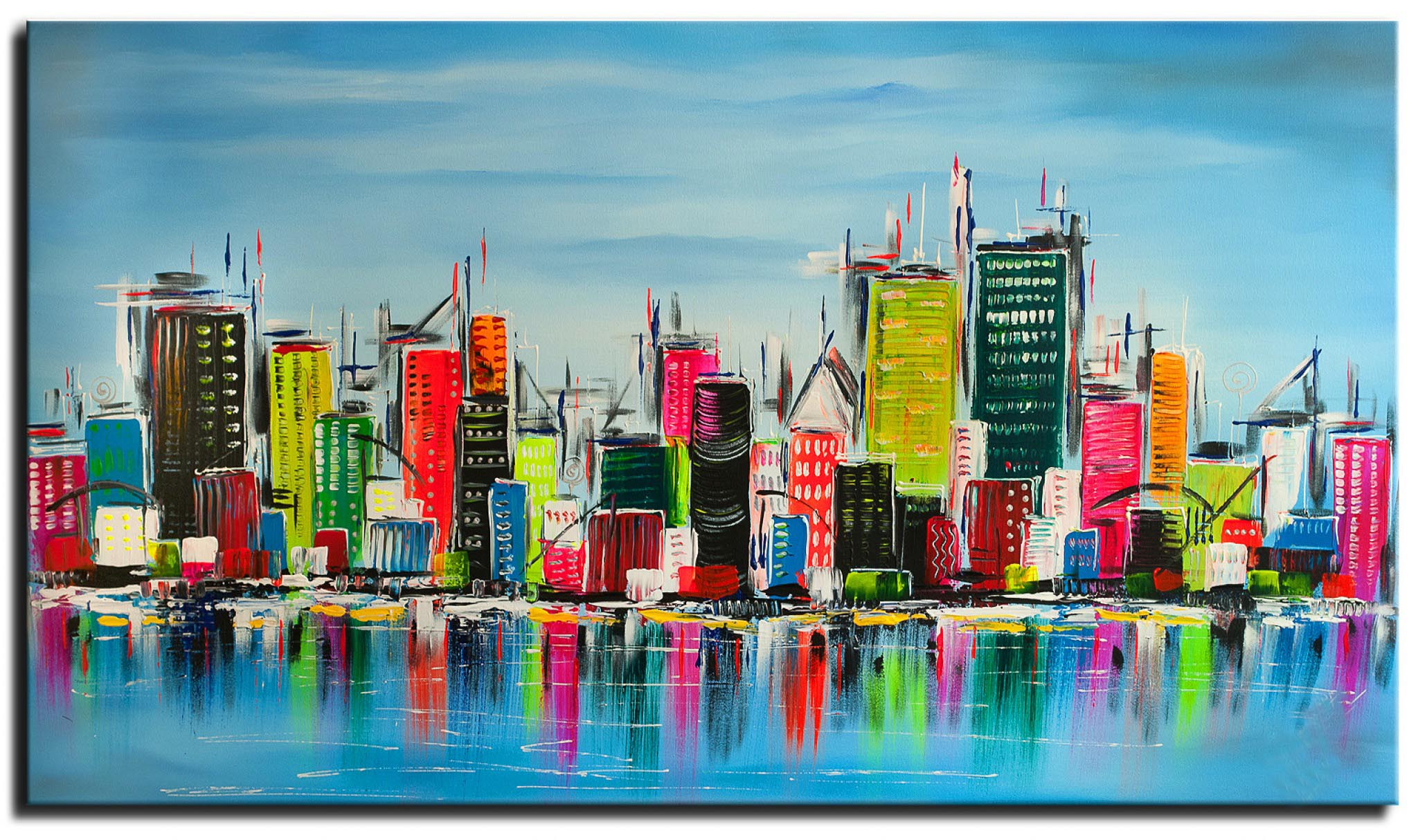kleurrijk-skyline-schilderij
